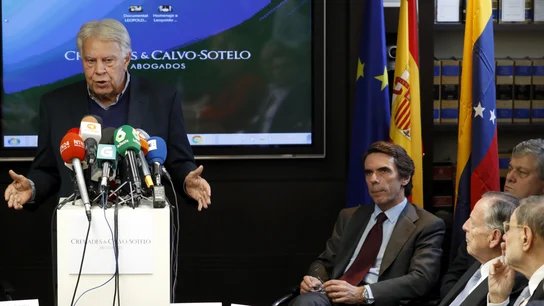 Felipe González y José María Aznar Felipe González y José María Aznar