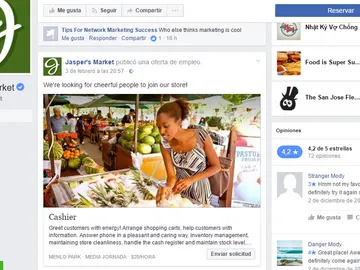 Búsqueda de empleo a través de Facebook Búsqueda de empleo a través de Facebook
