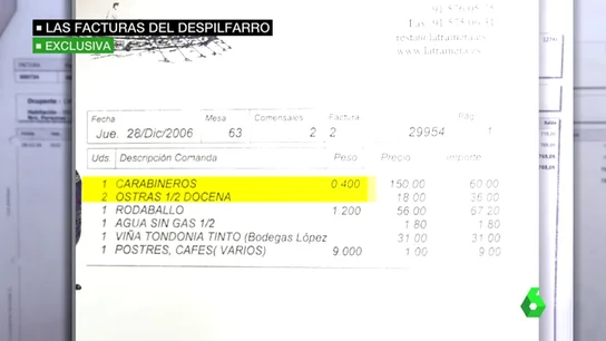 Frame 97.633291 de: 40.000 euros en viajes y comilonas y 20.000 en efectivo en un verano: gastos del despilfarro del Campus de la Justicia Frame 97.633291 de: 40.000 euros en viajes y comilonas y 20.000 en efectivo en un verano: gastos del despilfarro del Campus de la Justicia