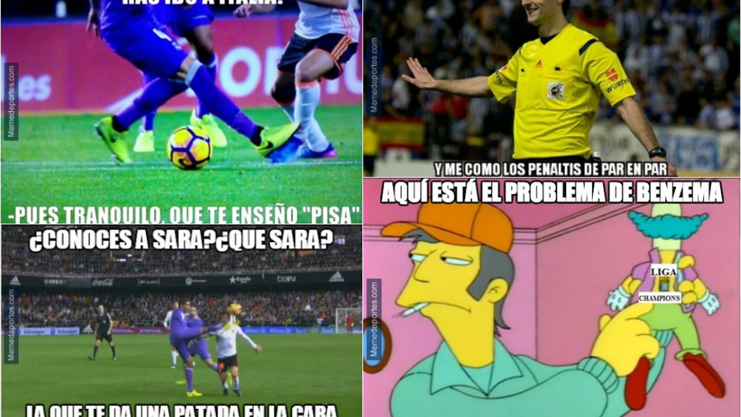 Los 'memes' del Valencia-Real Madrid Los 'memes' del Valencia-Real Madrid