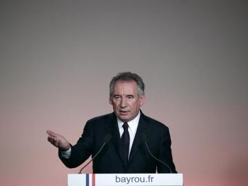 El centrista François Bayrou El centrista François Bayrou