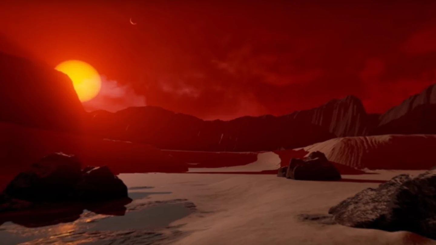 Imagen del TRAPPIST 1-d, uno de los siete exoplanetas descubiertos por la NASA Imagen del TRAPPIST 1-d, uno de los siete exoplanetas descubiertos por la NASA