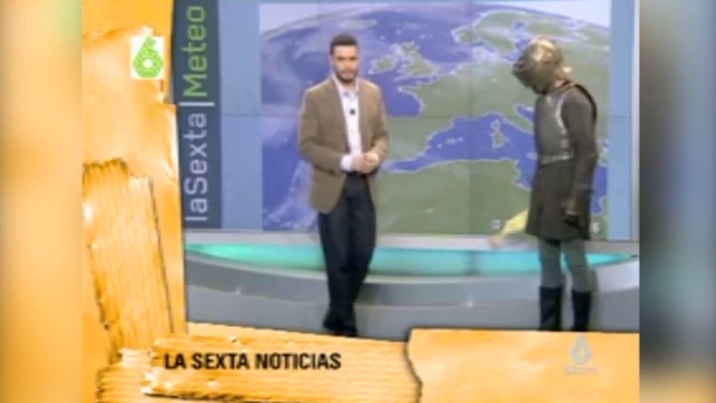 Frame 117.238502 de: Las cabeceras m&aacute;s locas de Javier G&oacute;mez en laSexta Meteo