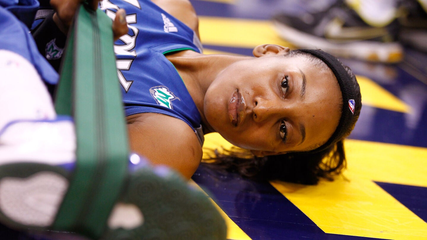 Candice Wiggins, durante un partido