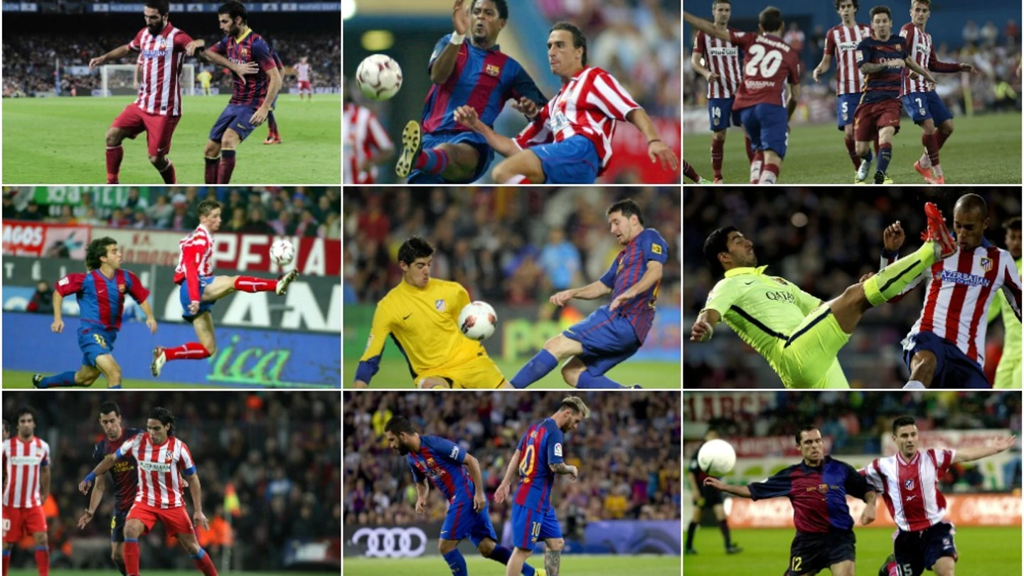 ¿A qué año pertenecen estas fotos del Barça-Atleti? ¿A qué año pertenecen estas fotos del Barça-Atleti?