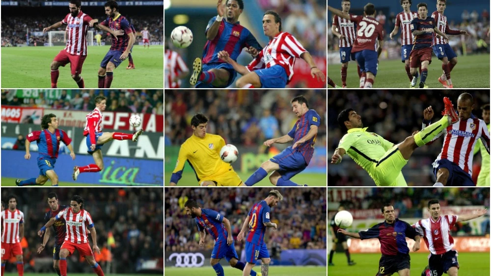 ¿A qué año pertenecen estas fotos del Barça-Atleti? ¿A qué año pertenecen estas fotos del Barça-Atleti?