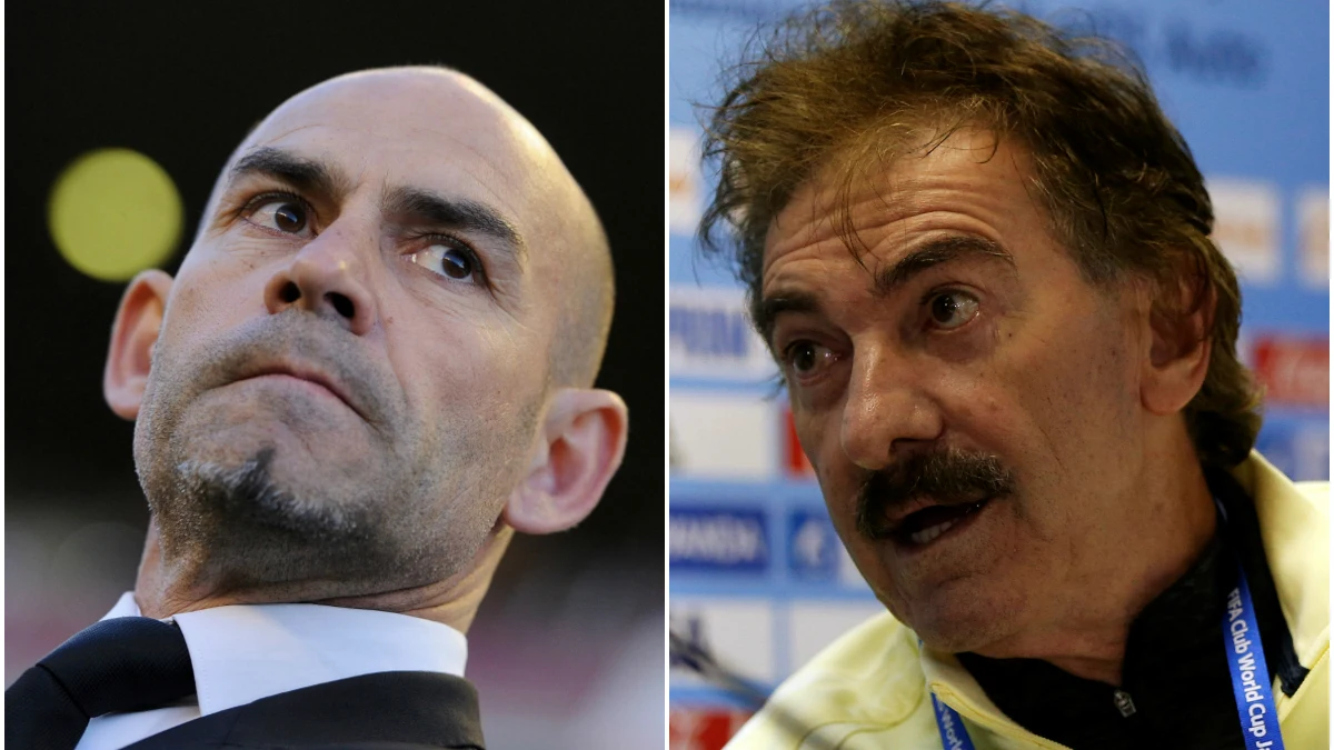 Paco Jémez y Ricardo La Volpe Paco Jémez y Ricardo La Volpe