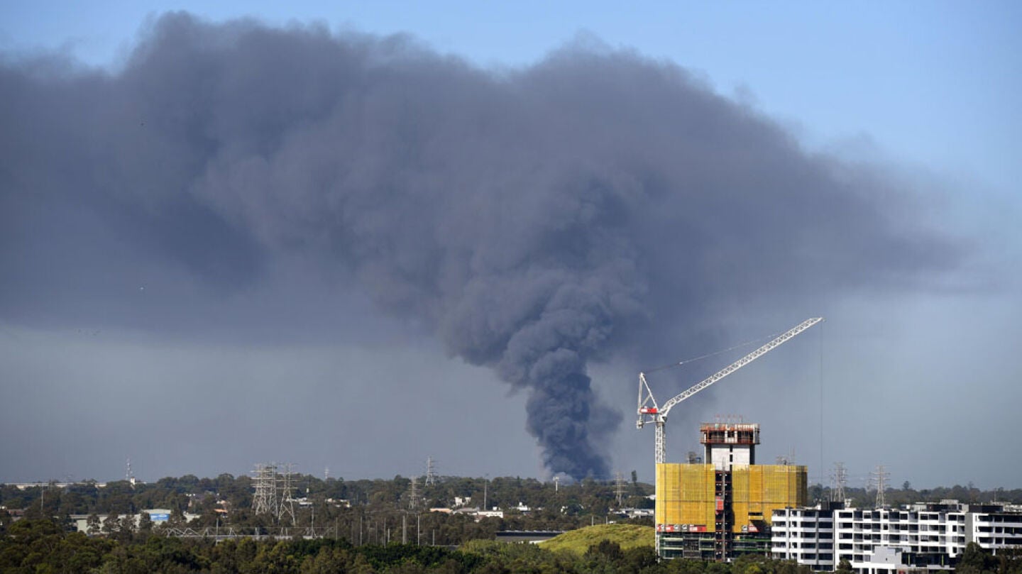 Incendio en S&iacute;dney