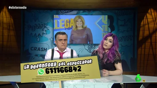 Frame 5.761359 de: ¿Te molestan los chistes de Wyoming? ¿Tienes alguna queja del programa? Envía tu nota de voz al 671766842, la Defensora del Espectador te escucha Frame 5.761359 de: ¿Te molestan los chistes de Wyoming? ¿Tienes alguna queja del programa? Envía tu nota de voz al 671766842, la Defensora del Espectador te escucha