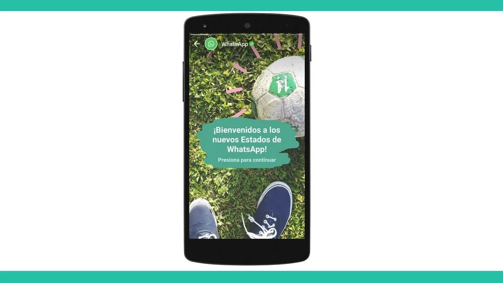 Mensaje de bienvenida a los estados de WhatsApp Mensaje de bienvenida a los estados de WhatsApp
