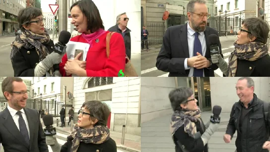 Carolina Bescansa, Javier Maroto, Joan Baldoví y Juan Carlos Girauta Carolina Bescansa, Javier Maroto, Joan Baldoví y Juan Carlos Girauta