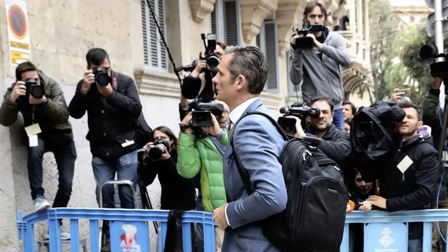 Iñaki Urdangarin a su llegada a la Audiencia de Palma Iñaki Urdangarin a su llegada a la Audiencia de Palma