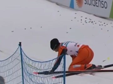 Adrián Ramos durante su prueba en el mundial de Finlandia Adrián Ramos durante su prueba en el mundial de Finlandia
