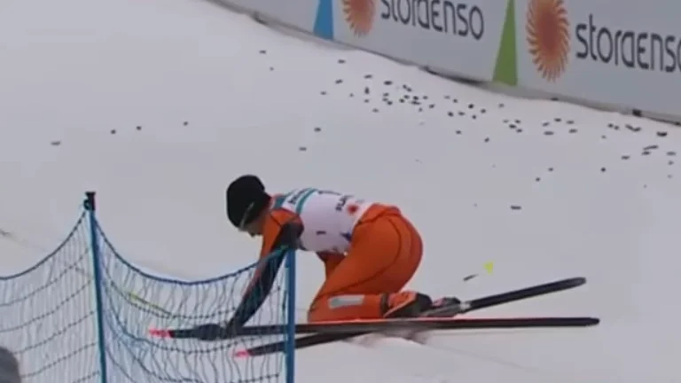 Adrián Ramos durante su prueba en el mundial de Finlandia Adrián Ramos durante su prueba en el mundial de Finlandia