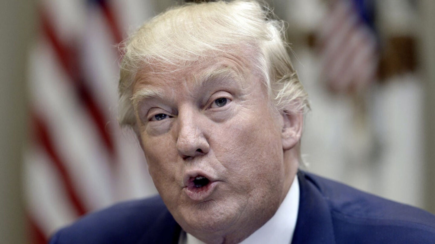 Donald Trump en una imagen de archivo
