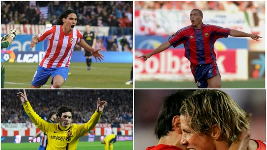 Los goleadores del Atlético - Barcelona Los goleadores del Atlético - Barcelona