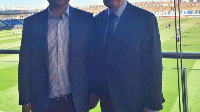 Florentino Pérez, con el dueño del Inter 