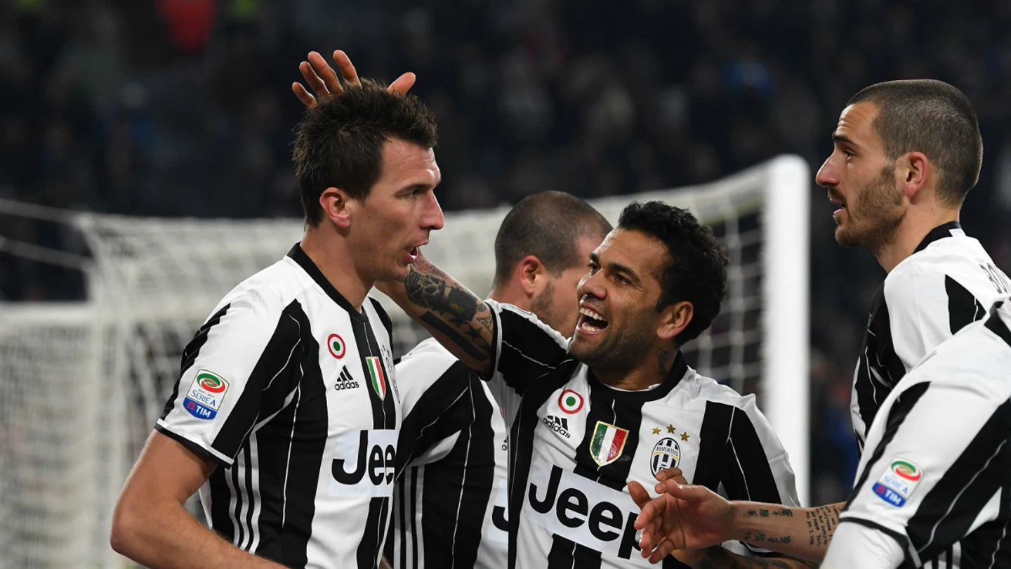 La Juventus celebra un gol La Juventus celebra un gol