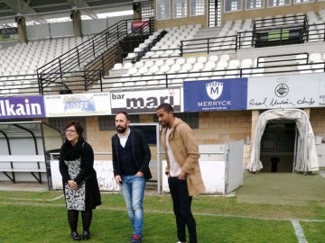 Thaylor Lubanzadio, jugador del Real Unión de Irun Thaylor Lubanzadio, jugador del Real Unión de Irun