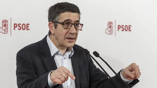 El diputado socialista Patxi López  El diputado socialista Patxi López