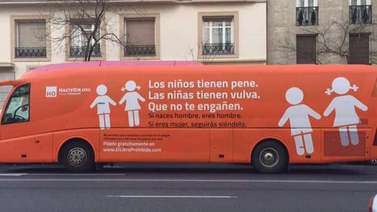 Autobús transfóbico de 'Hazte Oír' Autobús transfóbico de 'Hazte Oír'