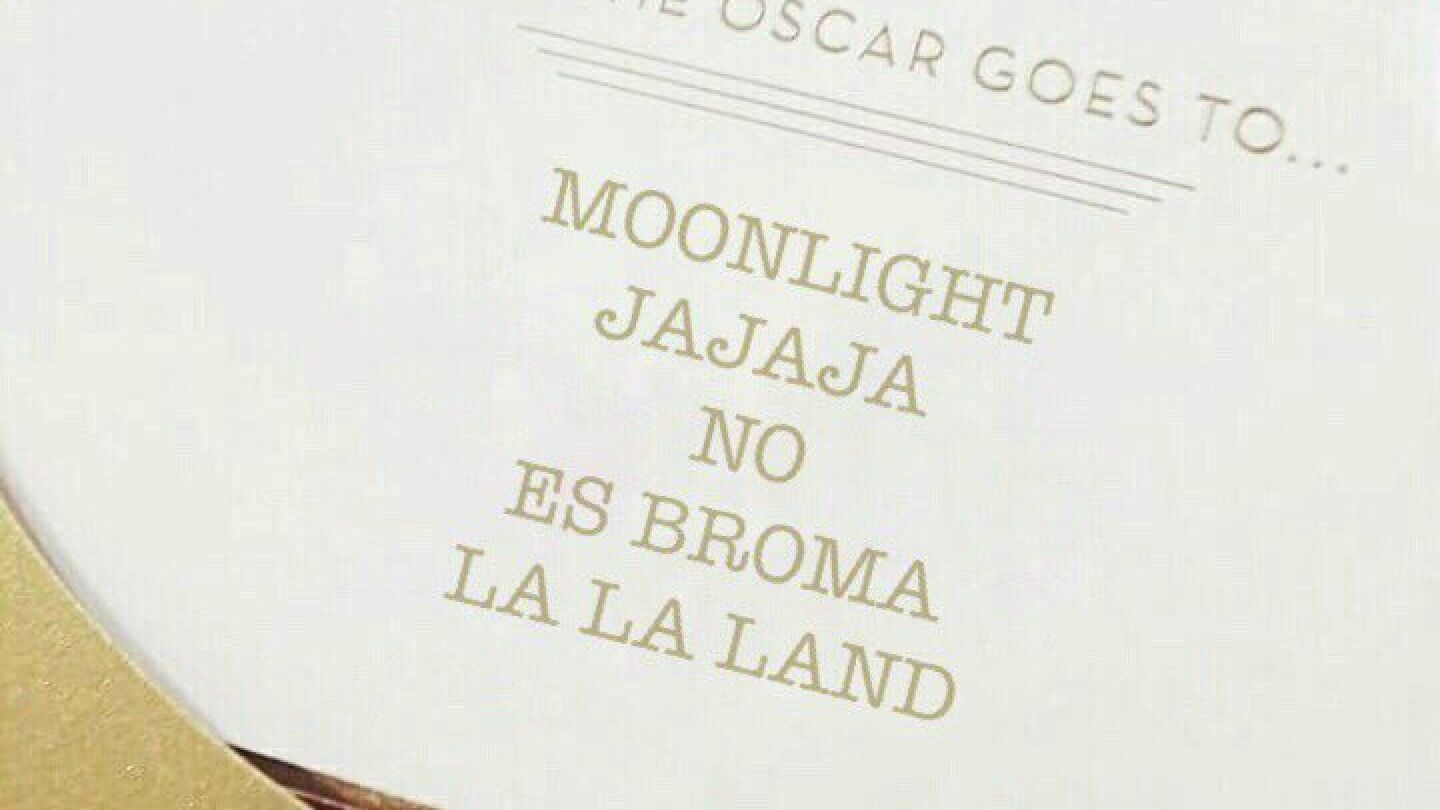 Meme gala de los Oscars