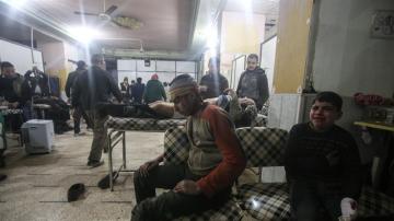 Heridos en Siria tras un bombardeo en Douma
