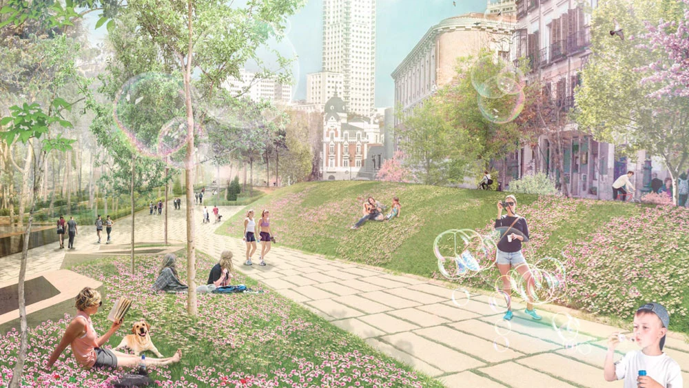 Imagen del nuevo proyecto para actualizar Gran Vía Imagen del nuevo proyecto para actualizar Gran Vía