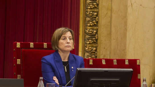 La presidenta del Parlament, Carme Forcadell La presidenta del Parlament, Carme Forcadell