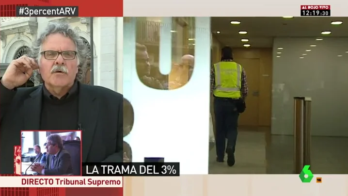 Frame 33.730935 de: Joan Tardà: "Si no se descubrió antes lo de Pujol fue porque había intereses de partidos españoles"