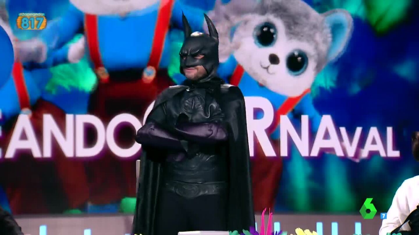 Frank Blanco, disfrazado de Batman