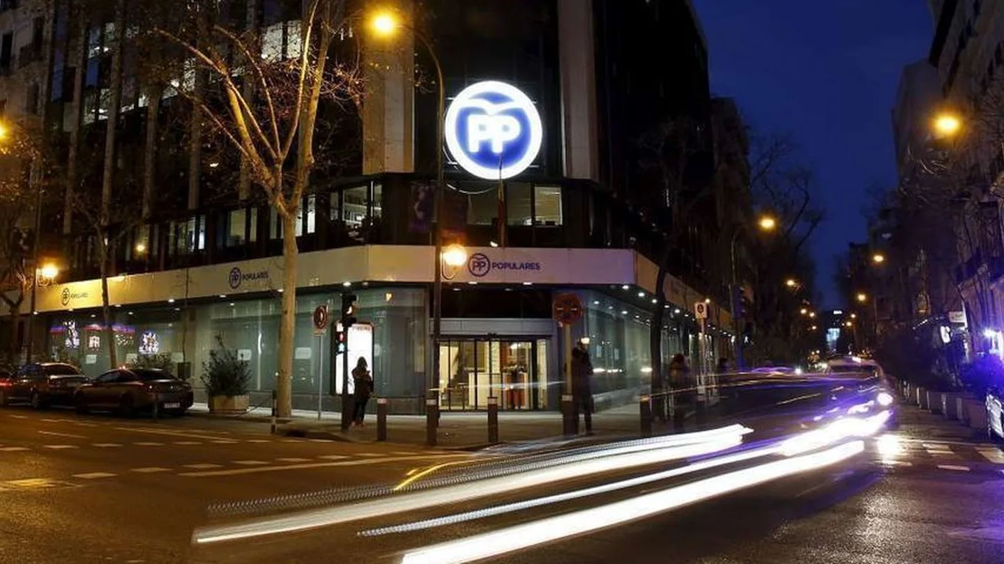 Sede nacional del PP en Génova Sede nacional del PP en Génova