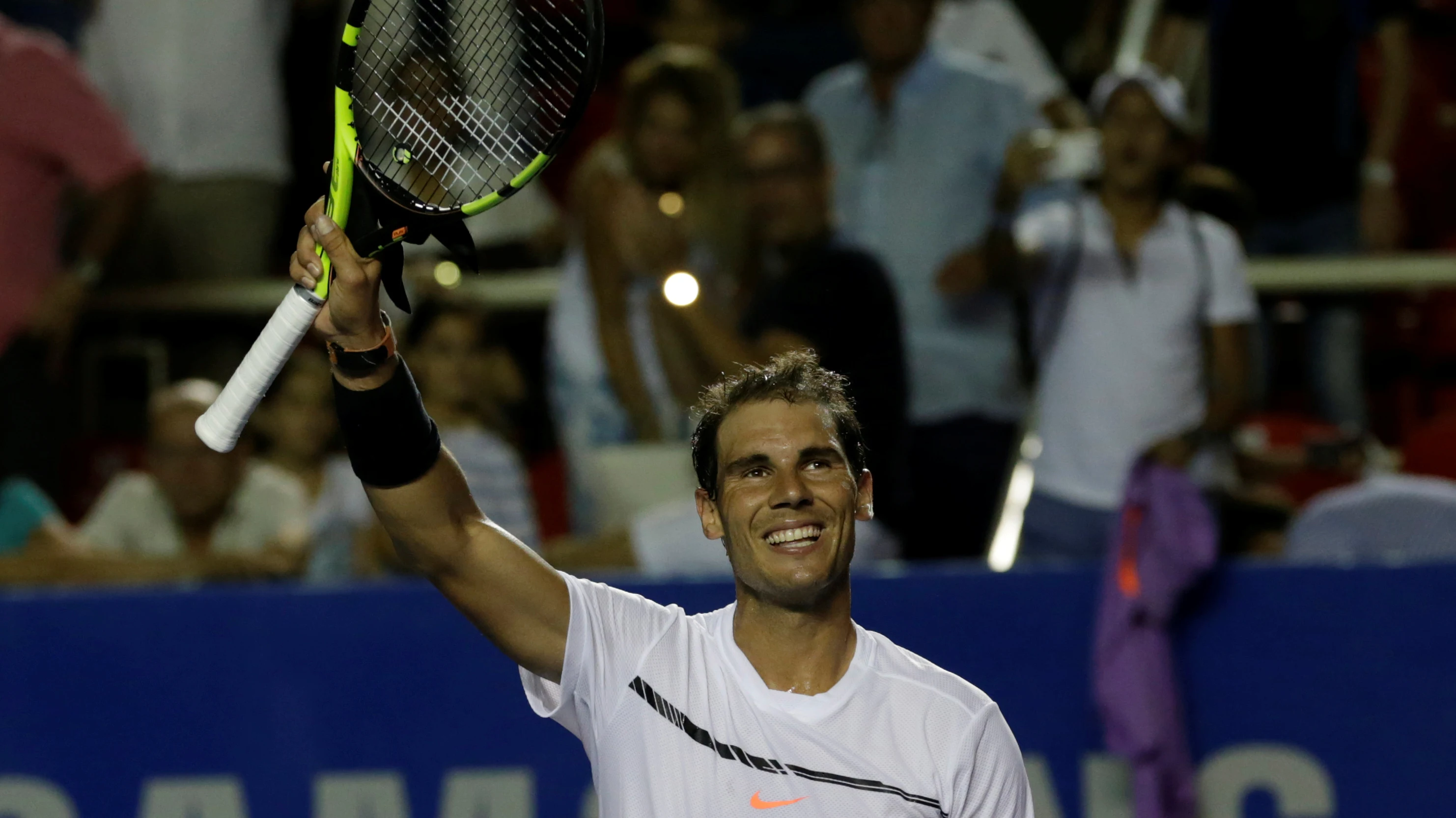 Rafa Nadal celebra su victoria