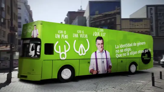 El autobús reivindicativo de El Intermedio El autobús reivindicativo de El Intermedio