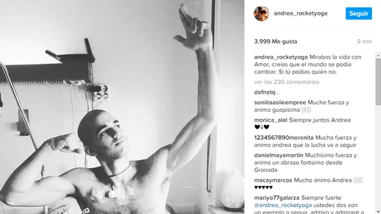 Mensaje de la novia de Pablo Ráez en Instagram Mensaje de la novia de Pablo Ráez en Instagram