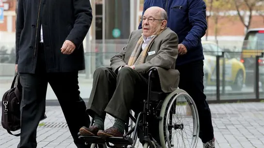 Fèlix Millet llega al juicio del caso Palau Fèlix Millet llega al juicio del caso Palau
