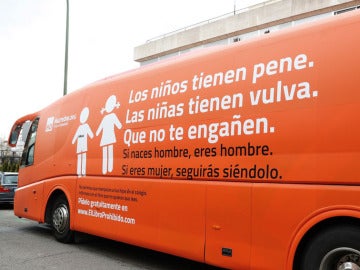 Autobús transfóbico de Hazte Oír Autobús transfóbico de Hazte Oír