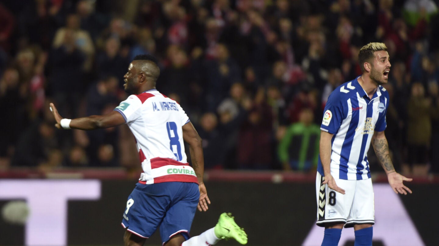 Wakaso celebra su gol ante el Alav&eacute;s