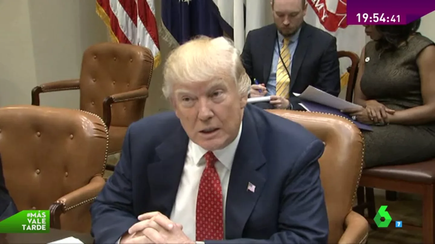 Frame 16.024994 de: La afición de Trump por las mentiras: cada 24 horas pronuncia cuatro afirmaciones falsas Frame 16.024994 de: La afición de Trump por las mentiras: cada 24 horas pronuncia cuatro afirmaciones falsas