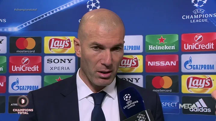 Frame 15.136305 de: Zidane: "Hemos ganado y ya está, no podemos jugar bien los 90 minutos"