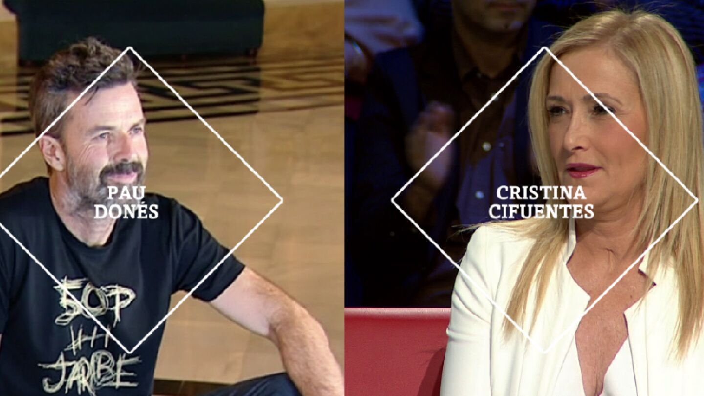 Pau Don&eacute;s y Cristina Cifuentes