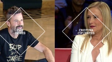 Pau Donés y Cristina Cifuentes