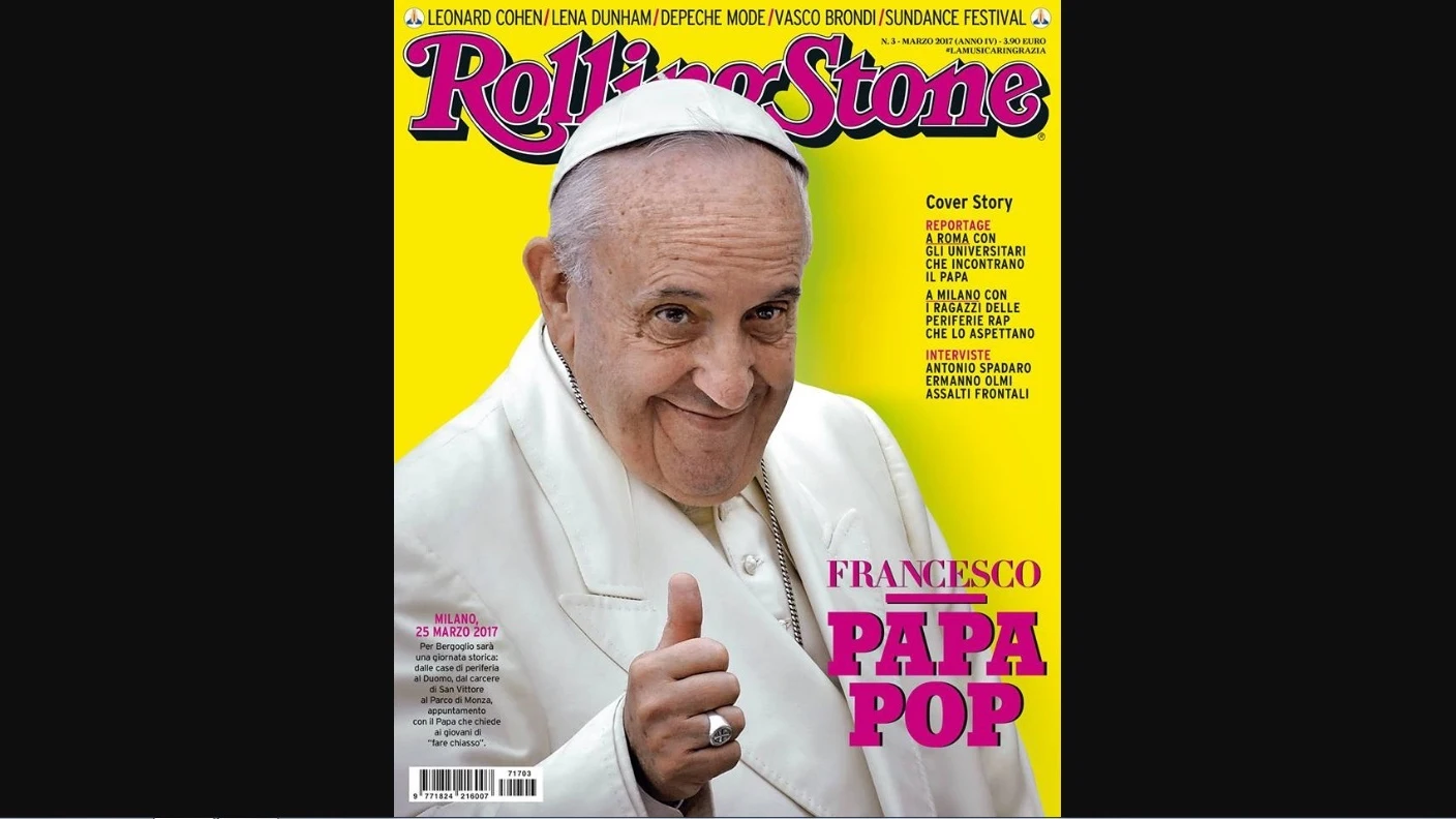 El Papa Francisco, en la portada de Rolling Stone