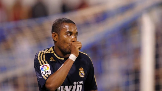 Robinho en un partido con el Real Madrid Robinho en un partido con el Real Madrid