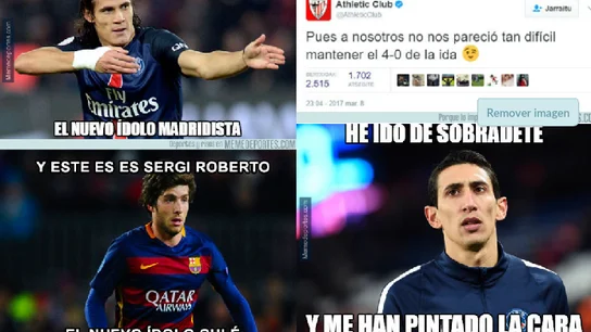 Memes del Barça-PSG Memes del Barça-PSG