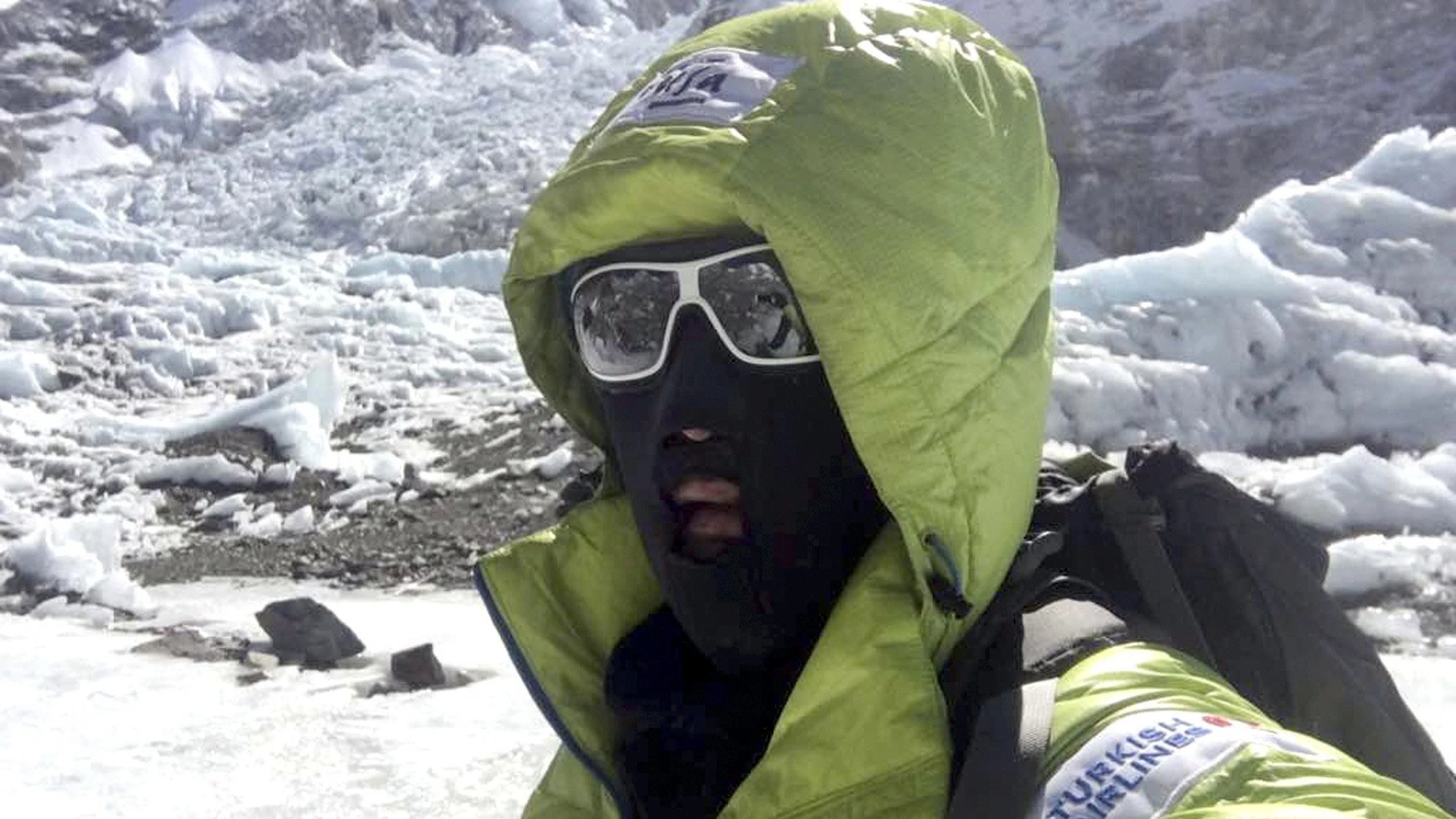 Alex Txikon durante la subida del Everest