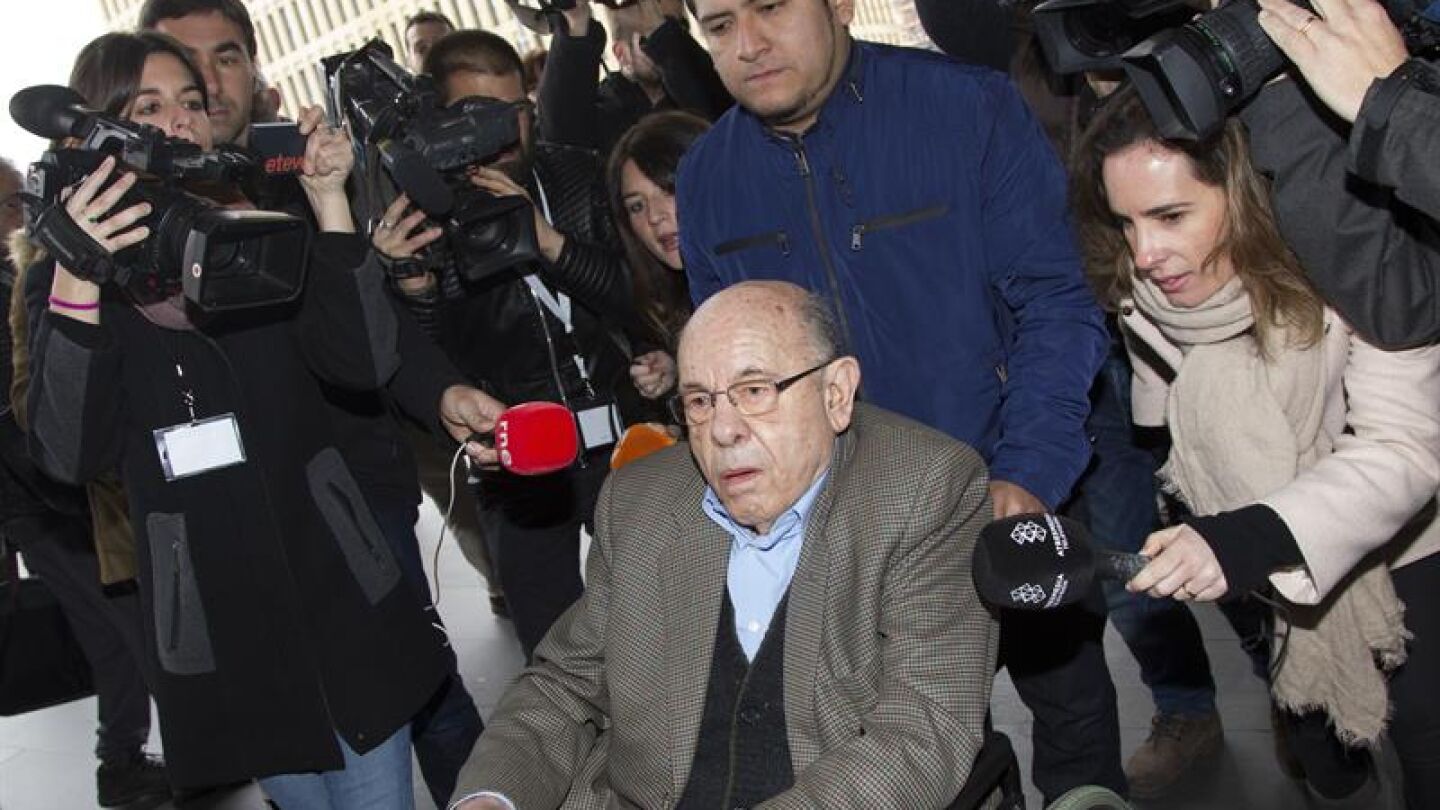 F&egrave;lix Millet, a su llegada al juicio del caso Palau