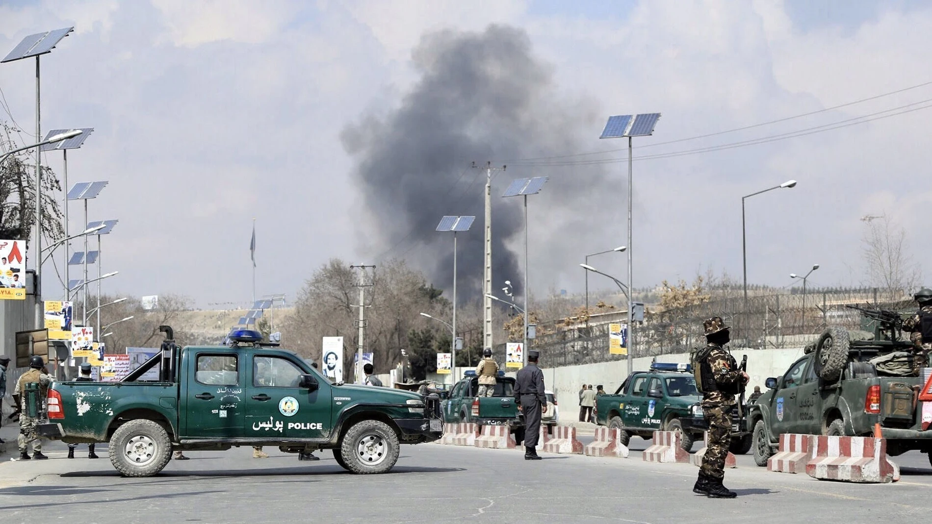 Miembros de las Fuerzas de Seguridad de Afganistán