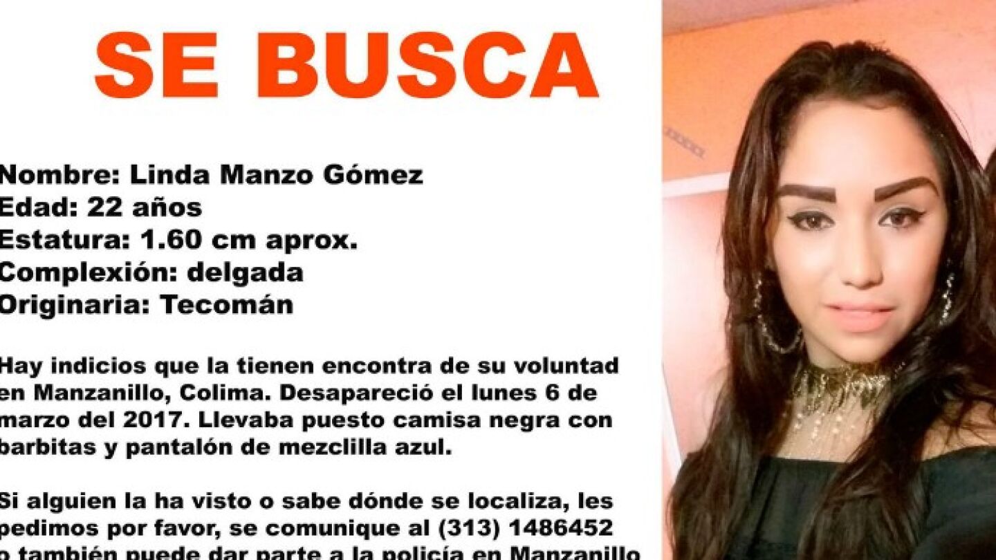 Linda, desaparecida en M&eacute;xico