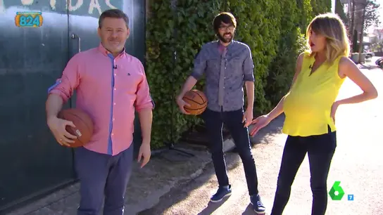 El reto del baloncesto en Zapeando El reto del baloncesto en Zapeando
